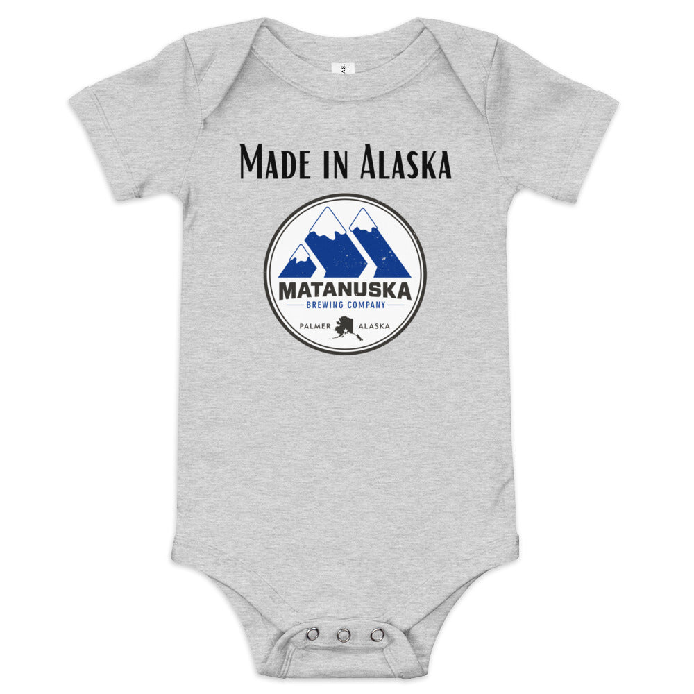 Made in Alaska Baby short sleeve one piece