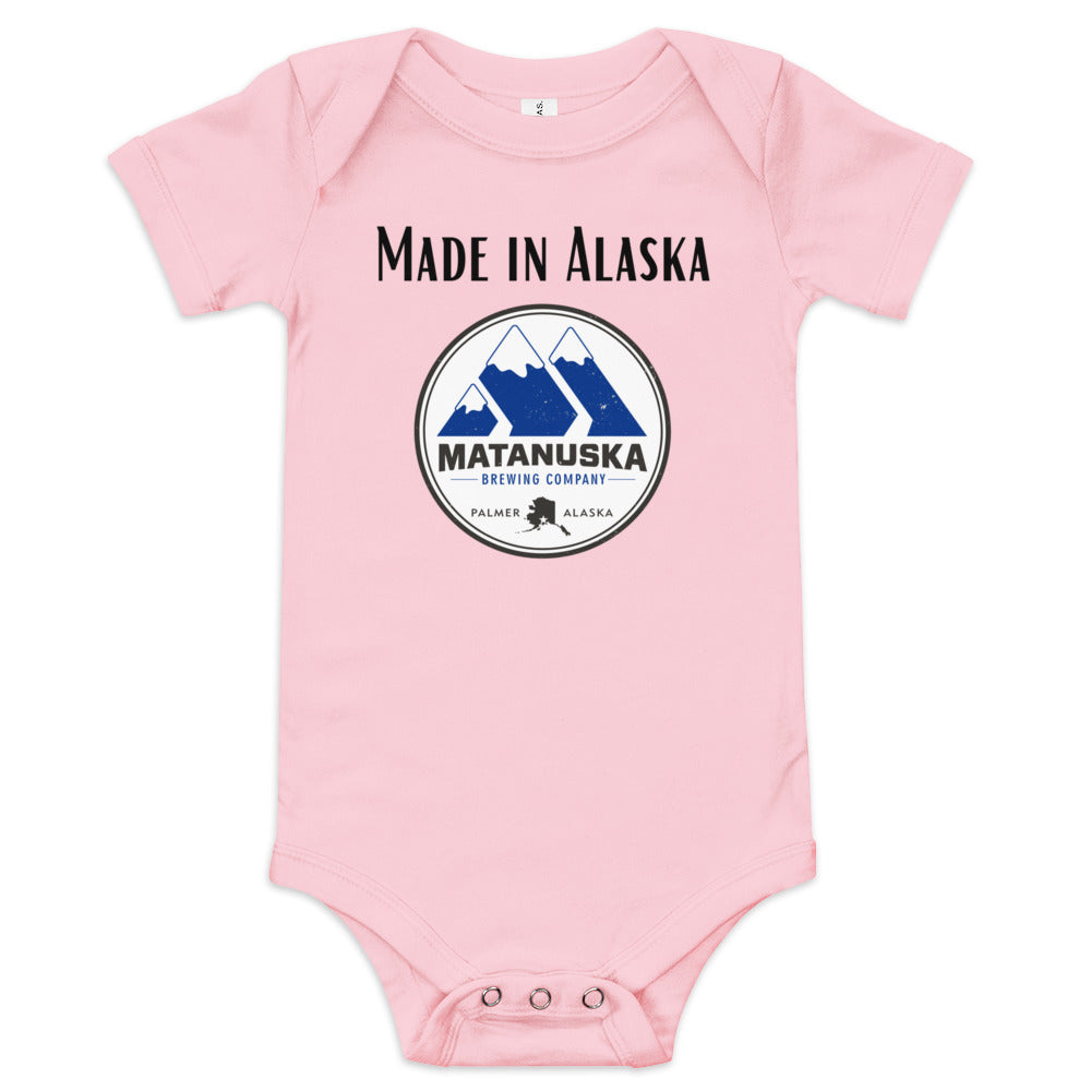 Made in Alaska Baby short sleeve one piece