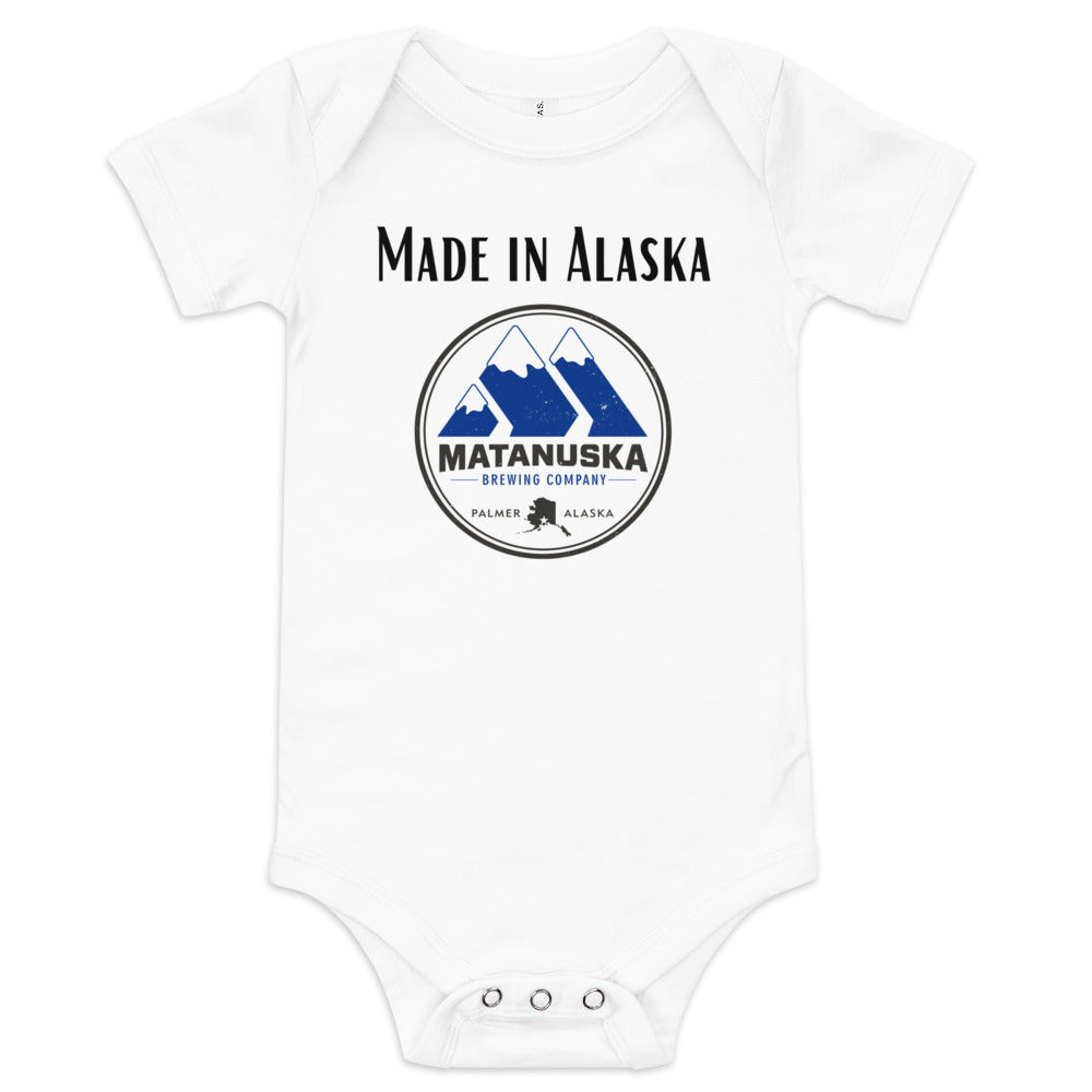Made in Alaska Baby short sleeve one piece