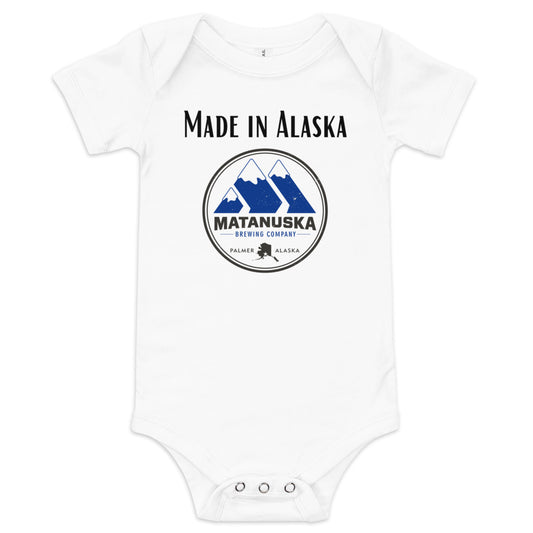 Made in Alaska Baby short sleeve one piece