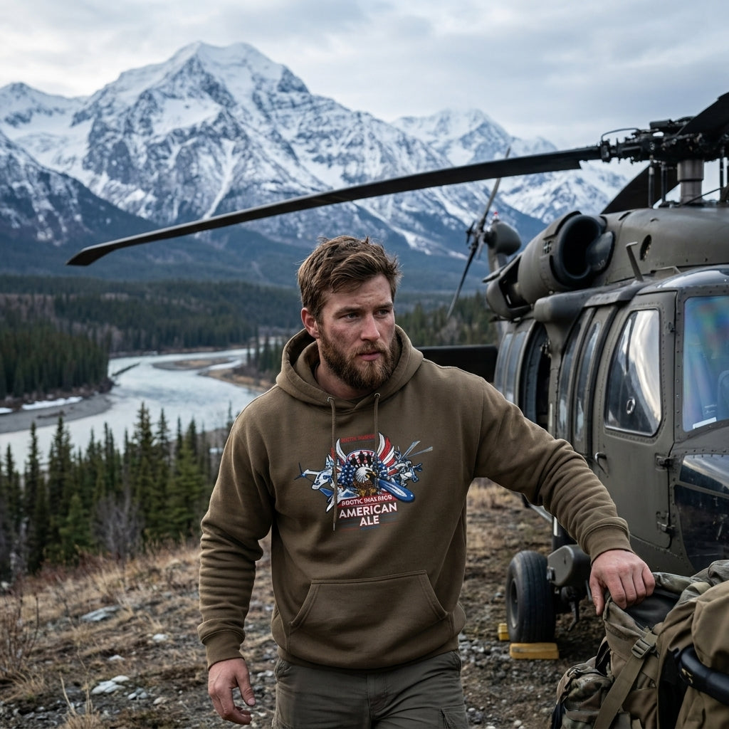 Arctic Warrior Unisex Hoodie – Matanuska Brewing Company Taproom