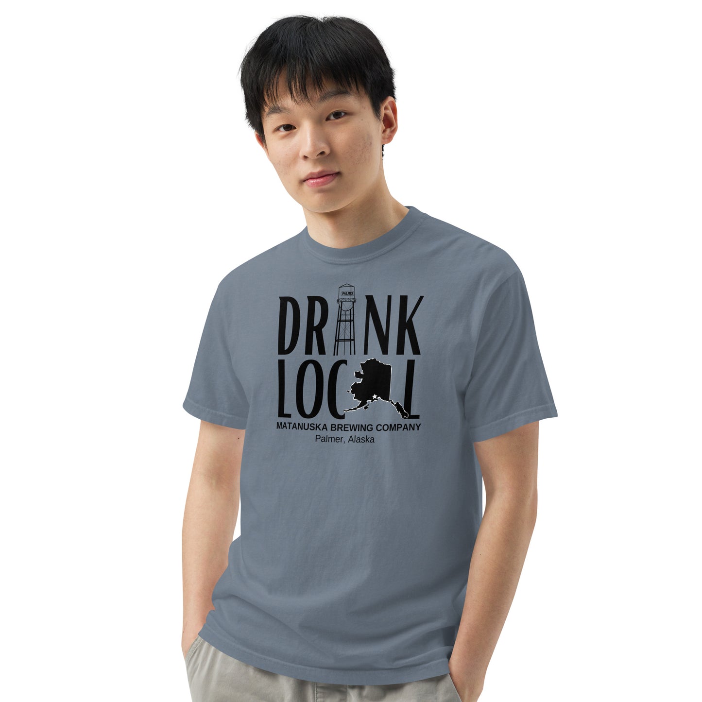 Men’s garment-dyed heavyweight t-shirt