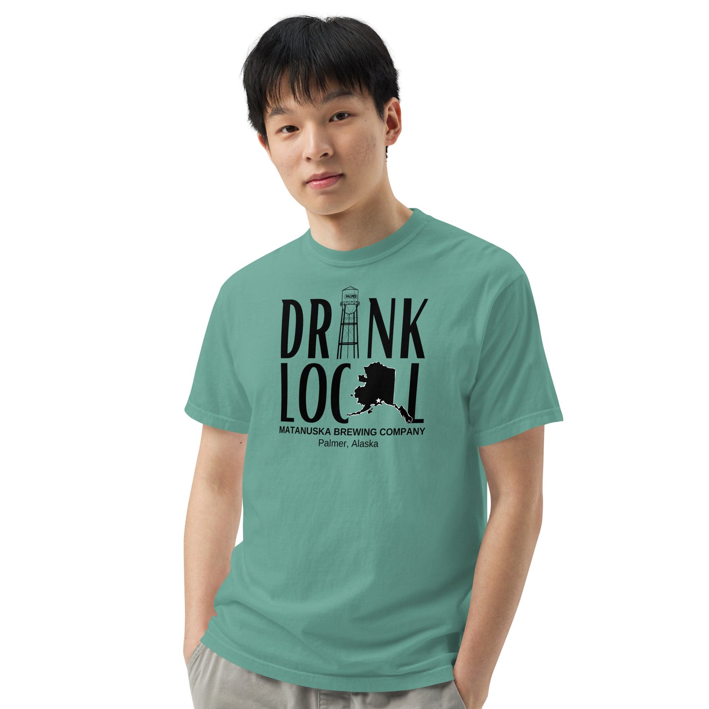 Men’s garment-dyed heavyweight t-shirt