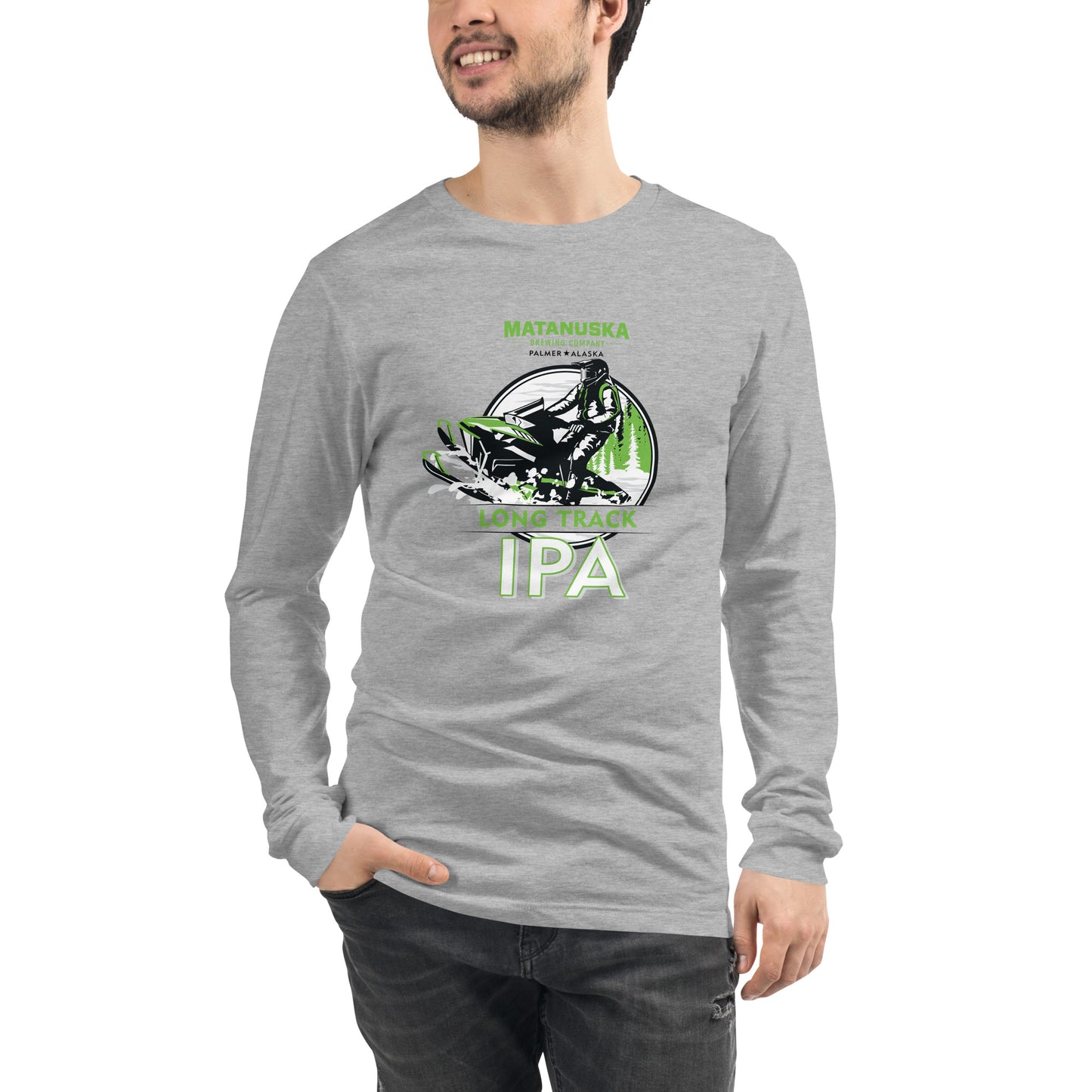 Long Track 100% Cotton Long Sleeve T-Shirt
