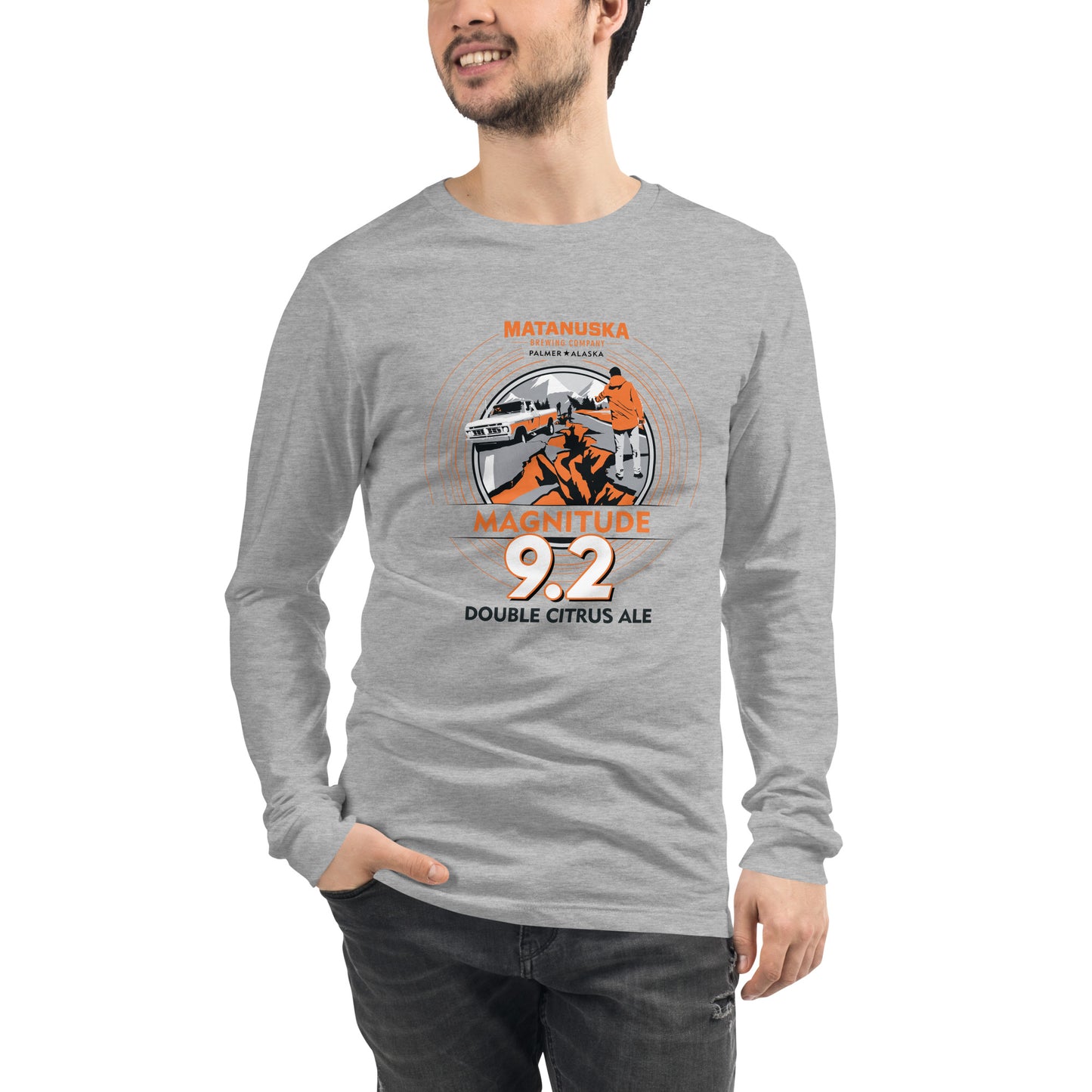 Magnitude 9.2 100% Cotton Long Sleeve T-Shirt