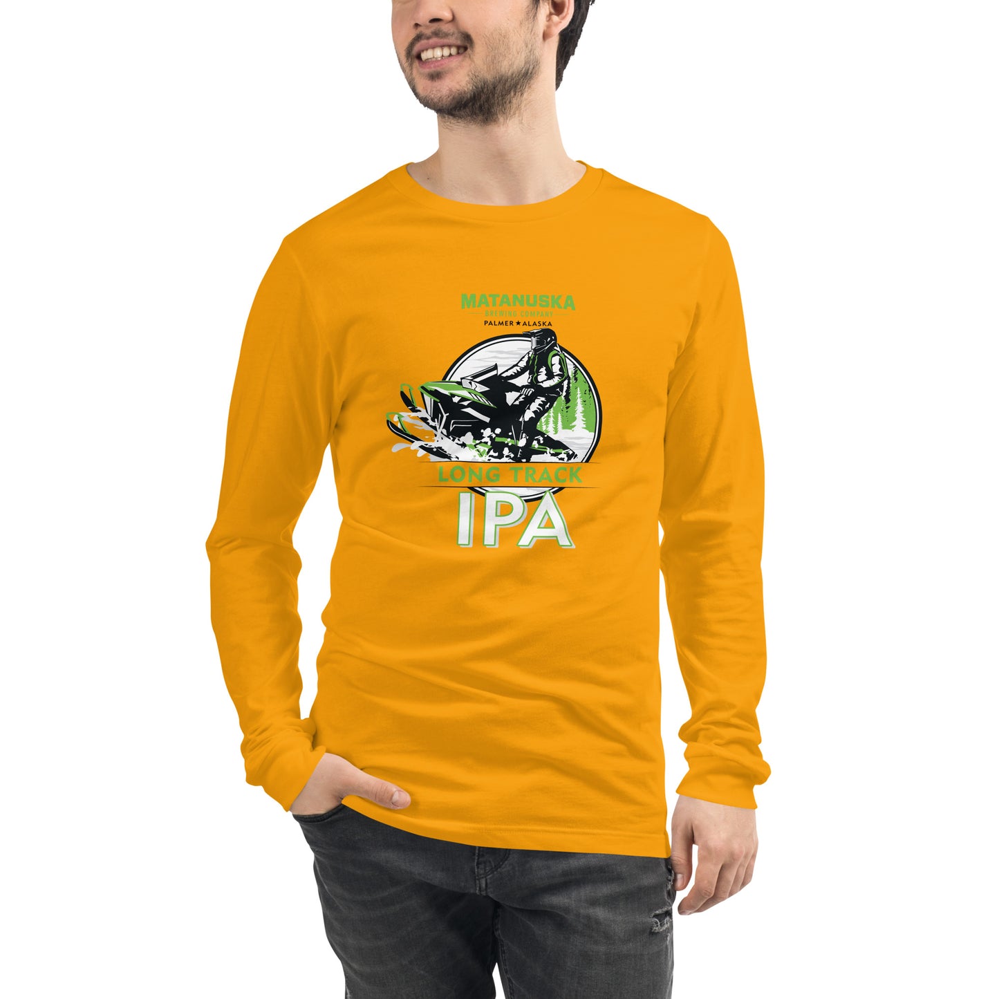 Long Track 100% Cotton Long Sleeve T-Shirt