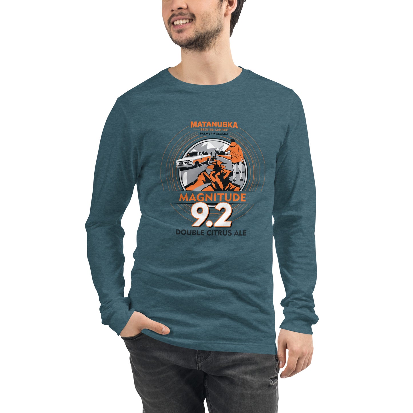 Magnitude 9.2 100% Cotton Long Sleeve T-Shirt