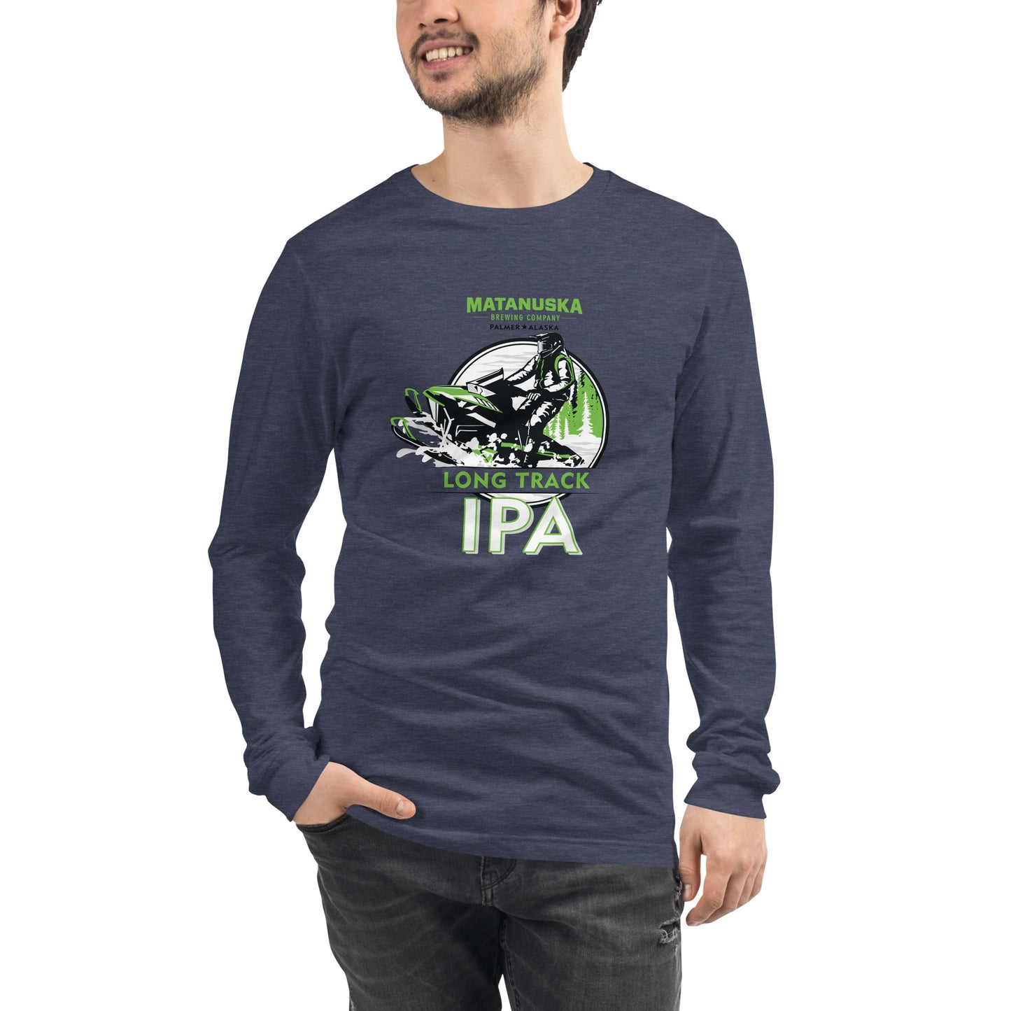 Long Track 100% Cotton Long Sleeve T-Shirt