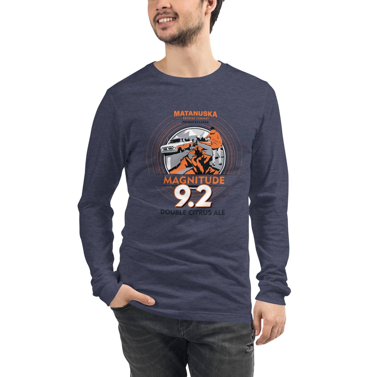 Magnitude 9.2 100% Cotton Long Sleeve T-Shirt