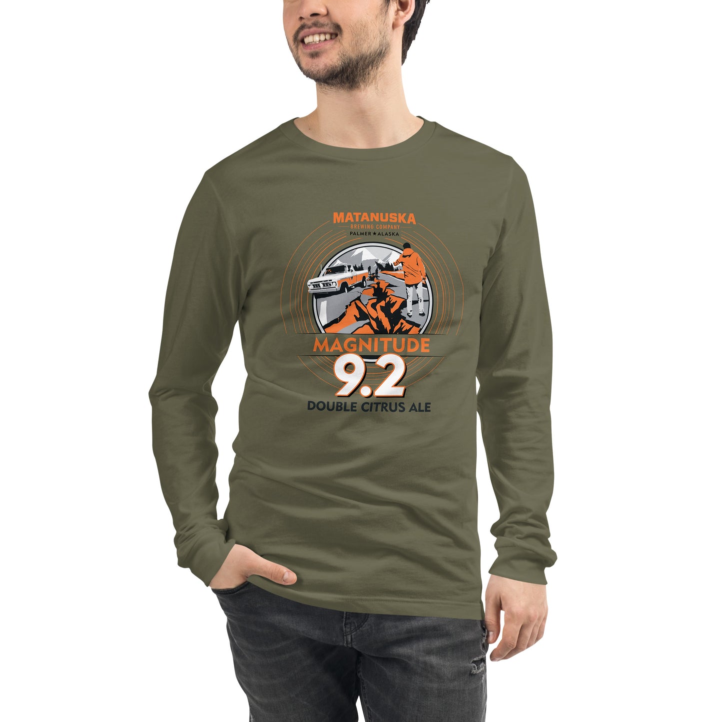 Magnitude 9.2 100% Cotton Long Sleeve T-Shirt
