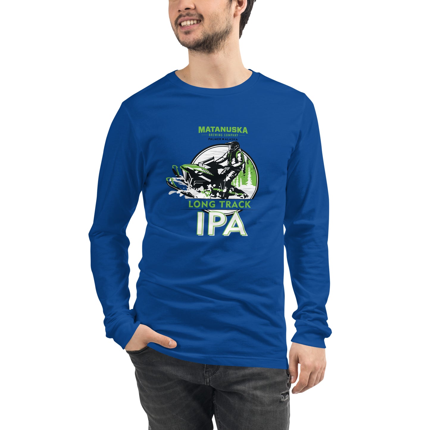 Long Track 100% Cotton Long Sleeve T-Shirt
