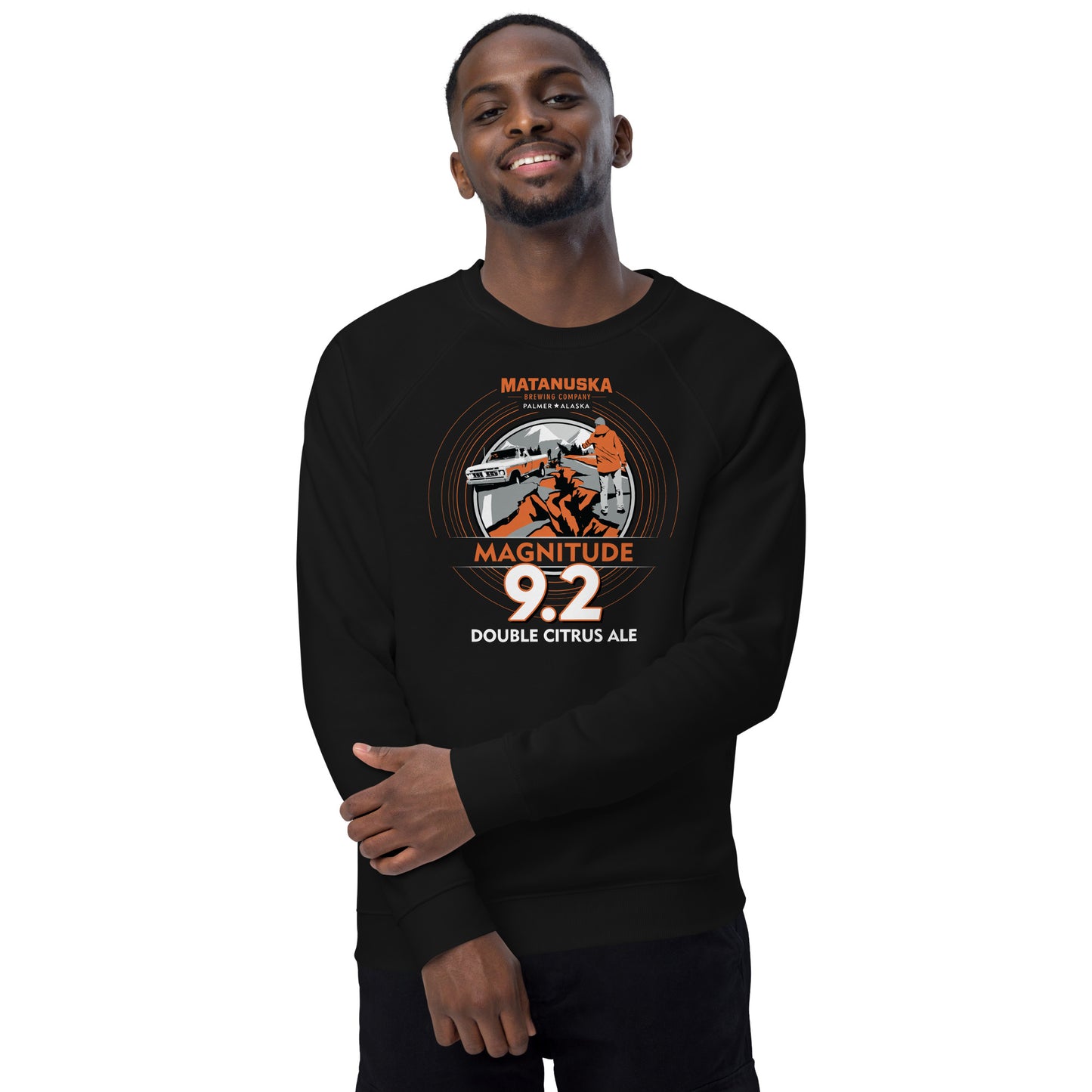 Magnitude 9.2 organic raglan sweatshirt