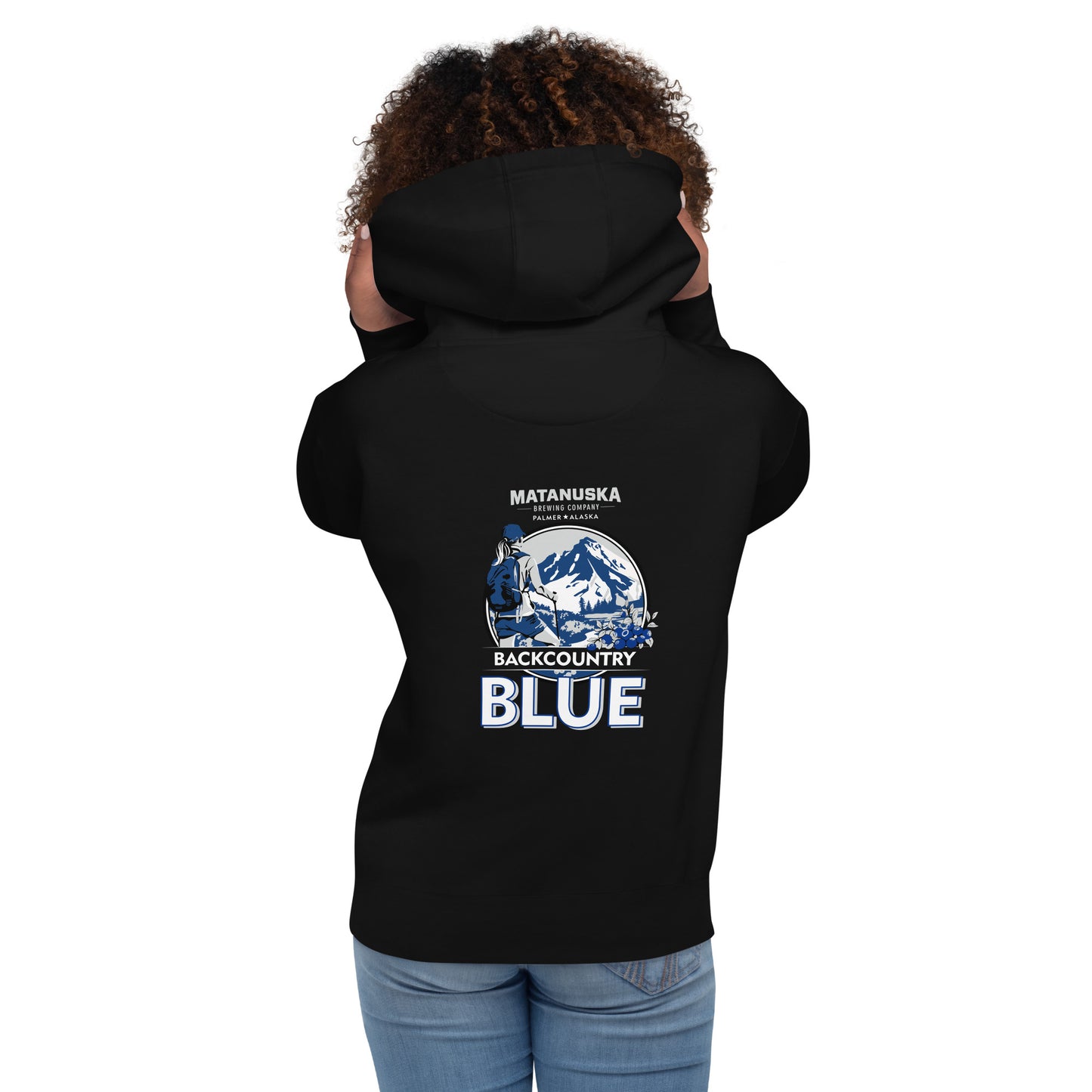 Back Country Blue Back Logo Premium Hoodie