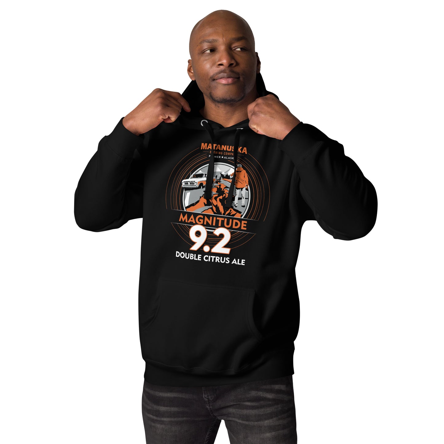 Magnatude 9.4 Front Logo Premium Hoodie