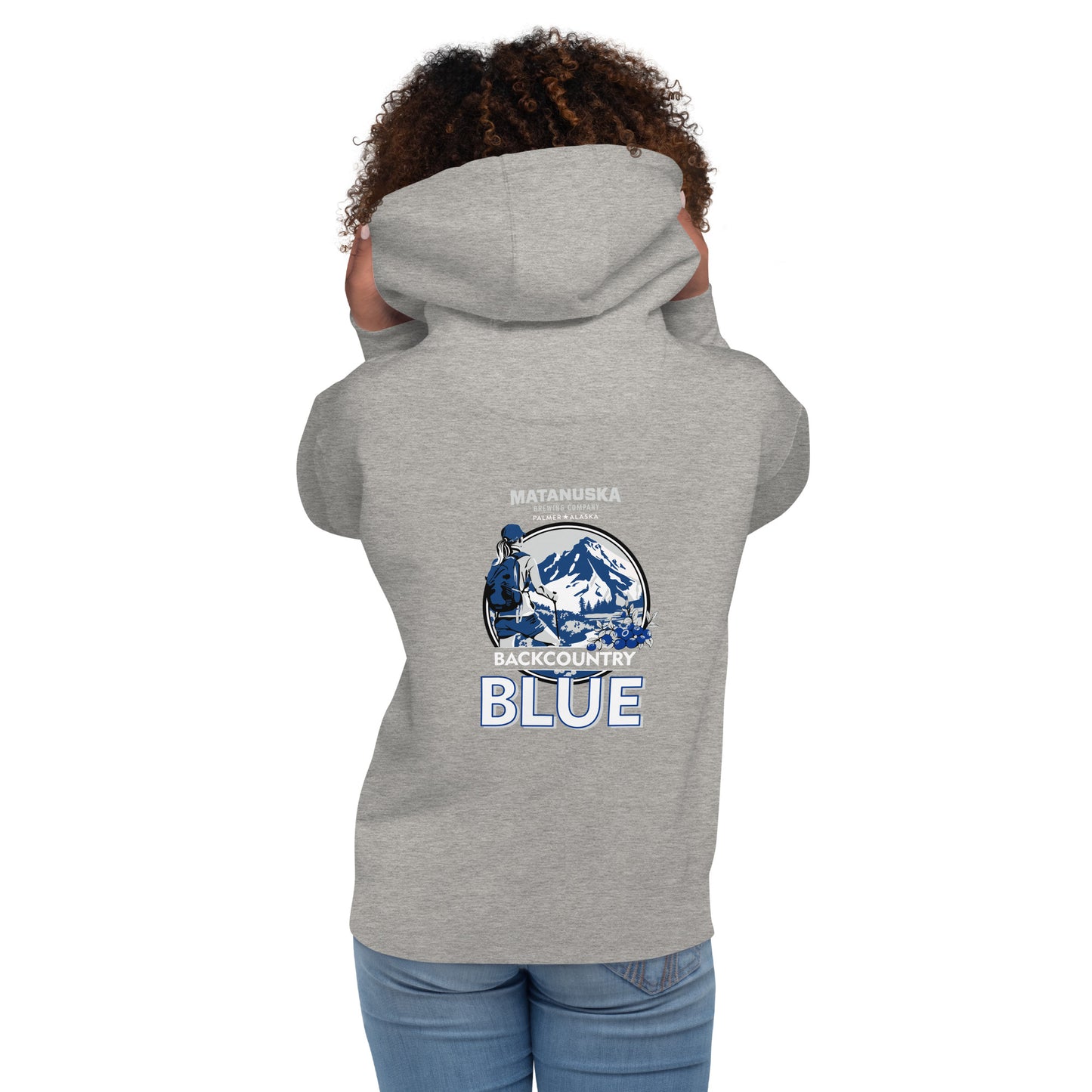 Back Country Blue Back Logo Premium Hoodie