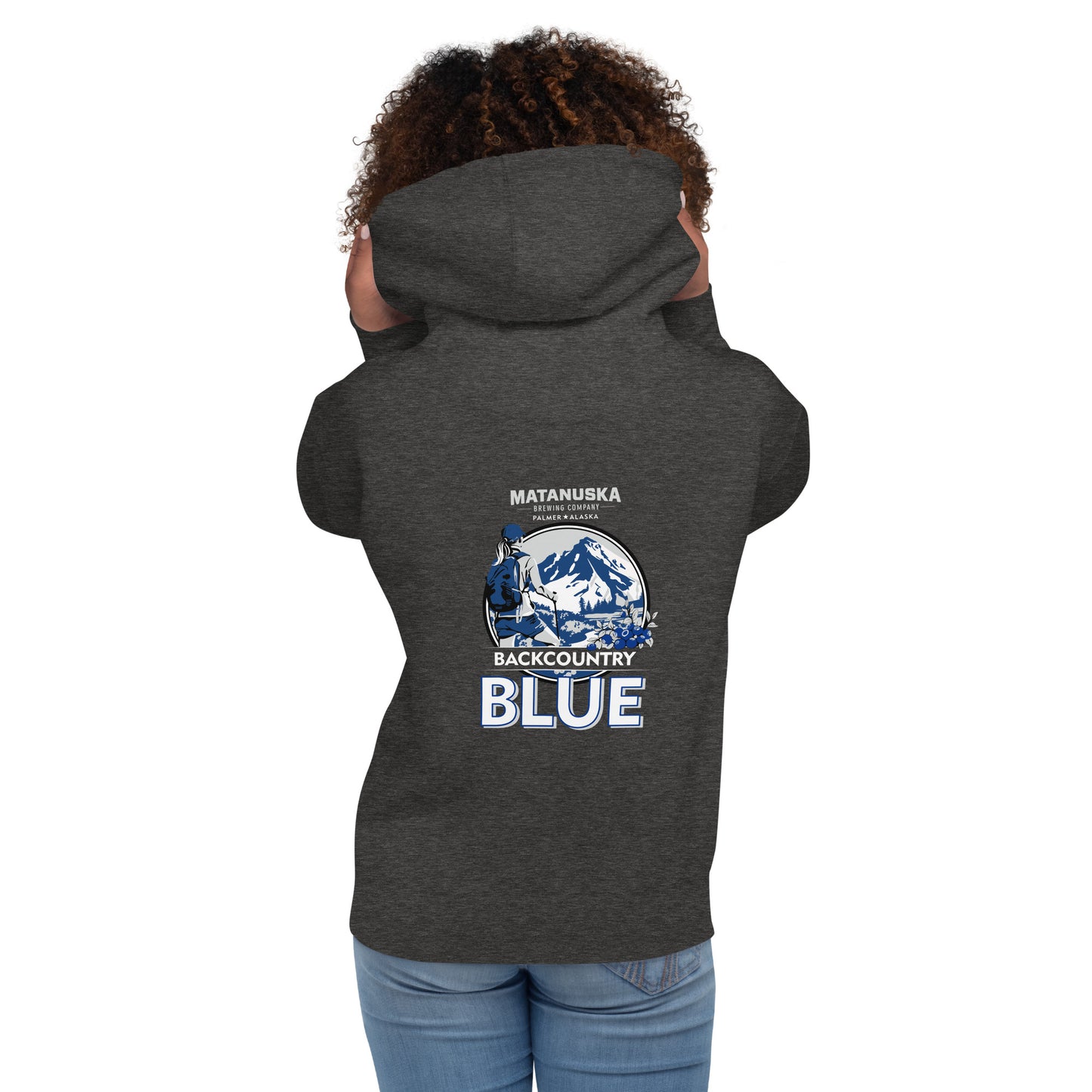 Back Country Blue Back Logo Premium Hoodie