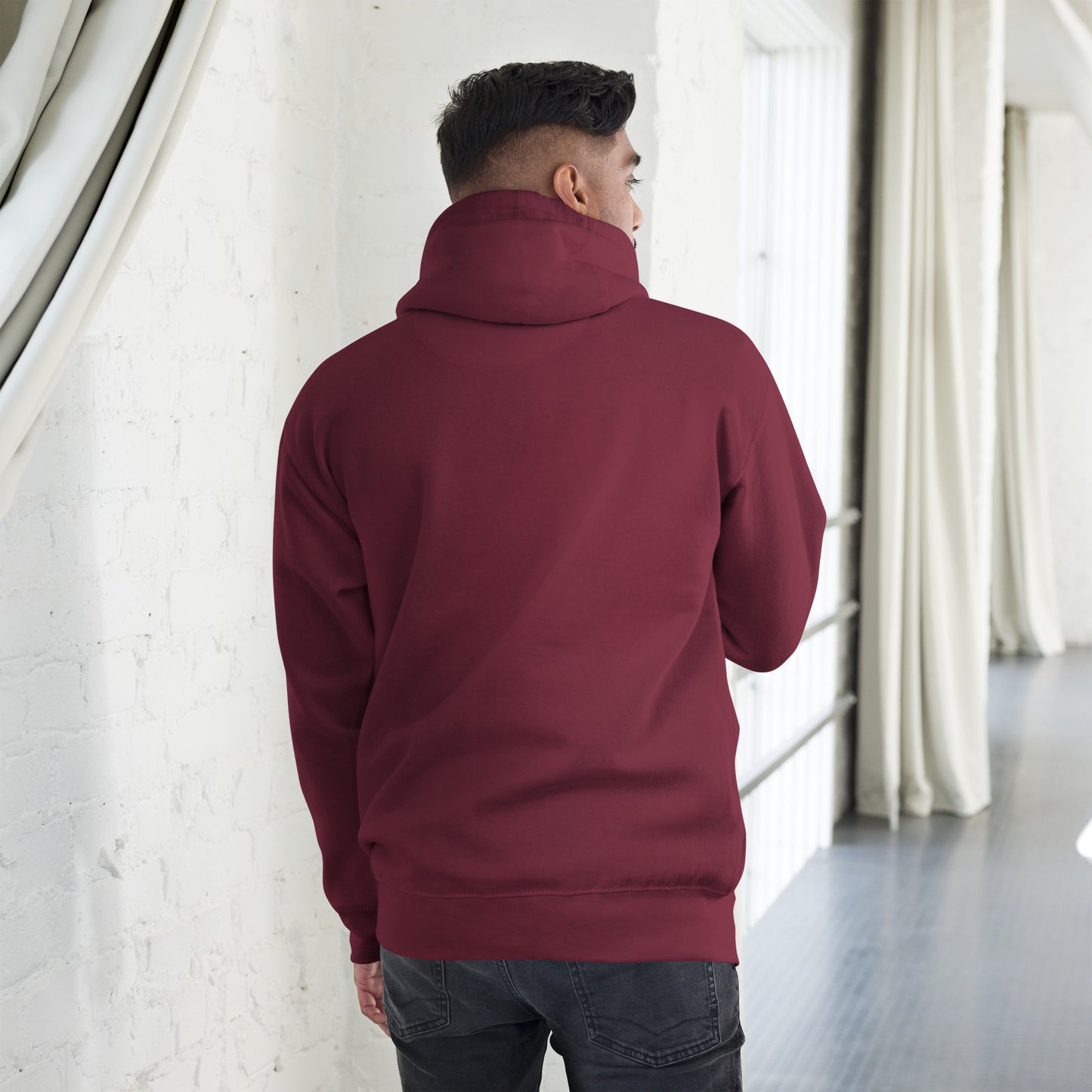 Blue 8.2 Front logo Hoodie