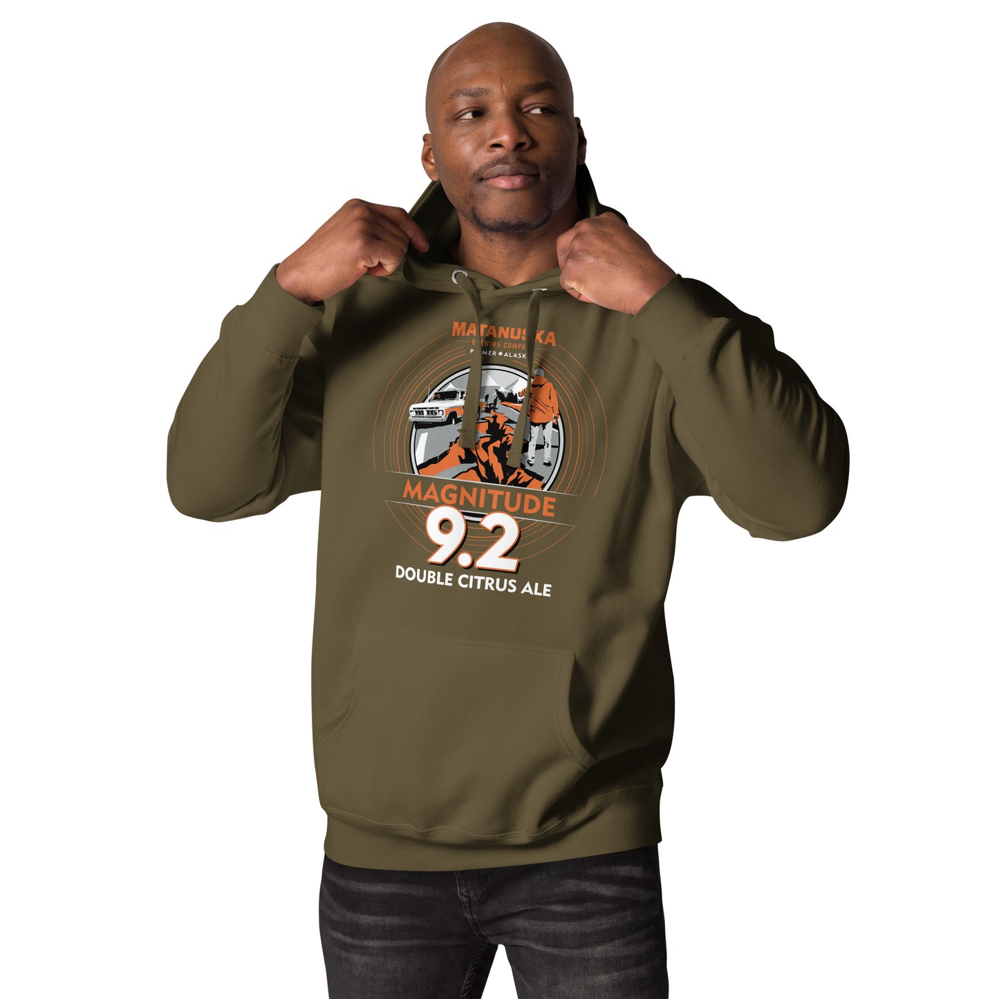 Magnatude 9.4 Front Logo Premium Hoodie