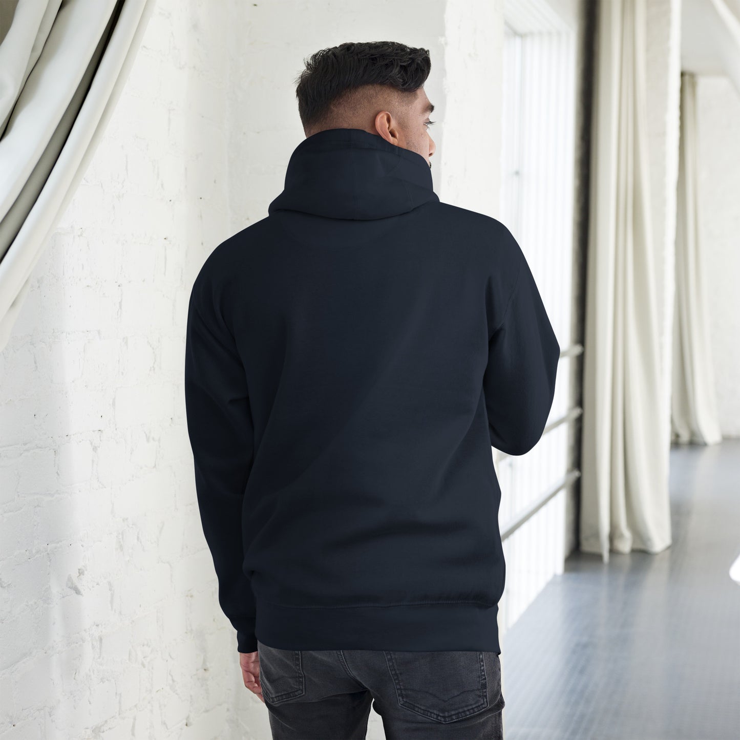 Blue 8.2 Front logo Hoodie