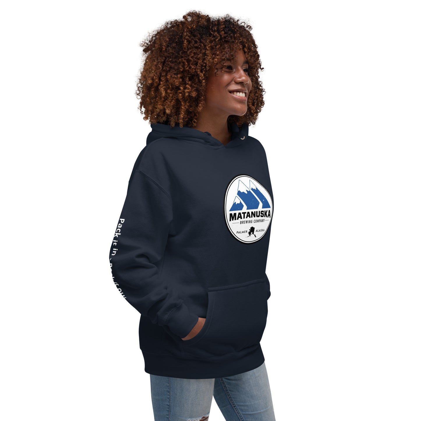 Backcountry Blue Unisex Hoodie