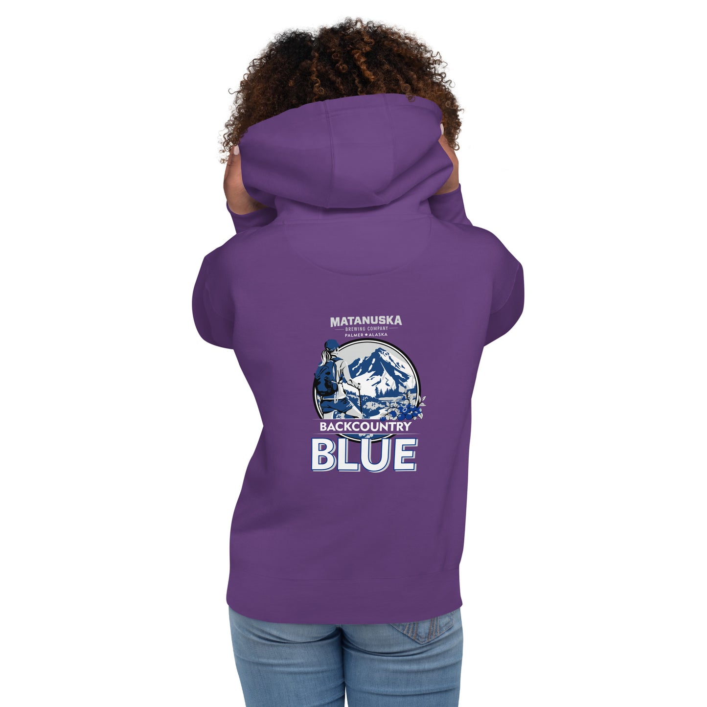Back Country Blue Back Logo Premium Hoodie