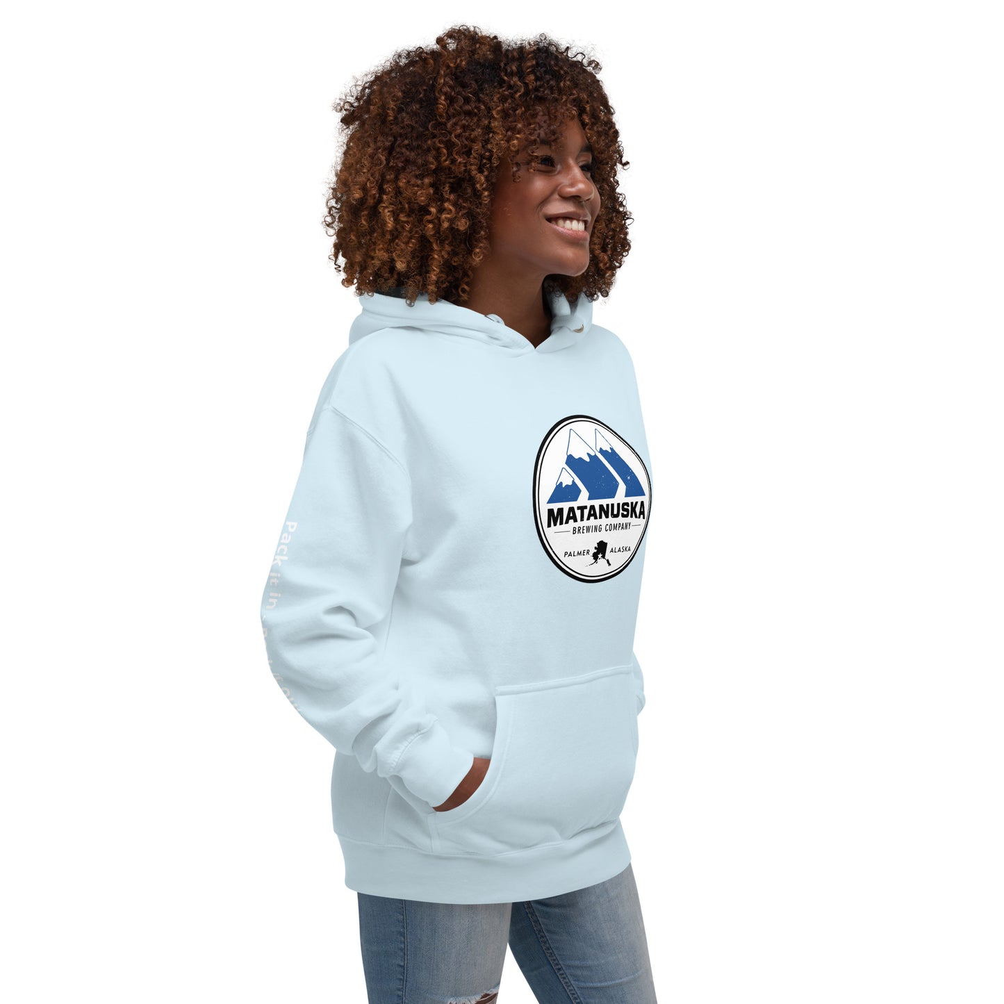 Backcountry Blue Unisex Hoodie