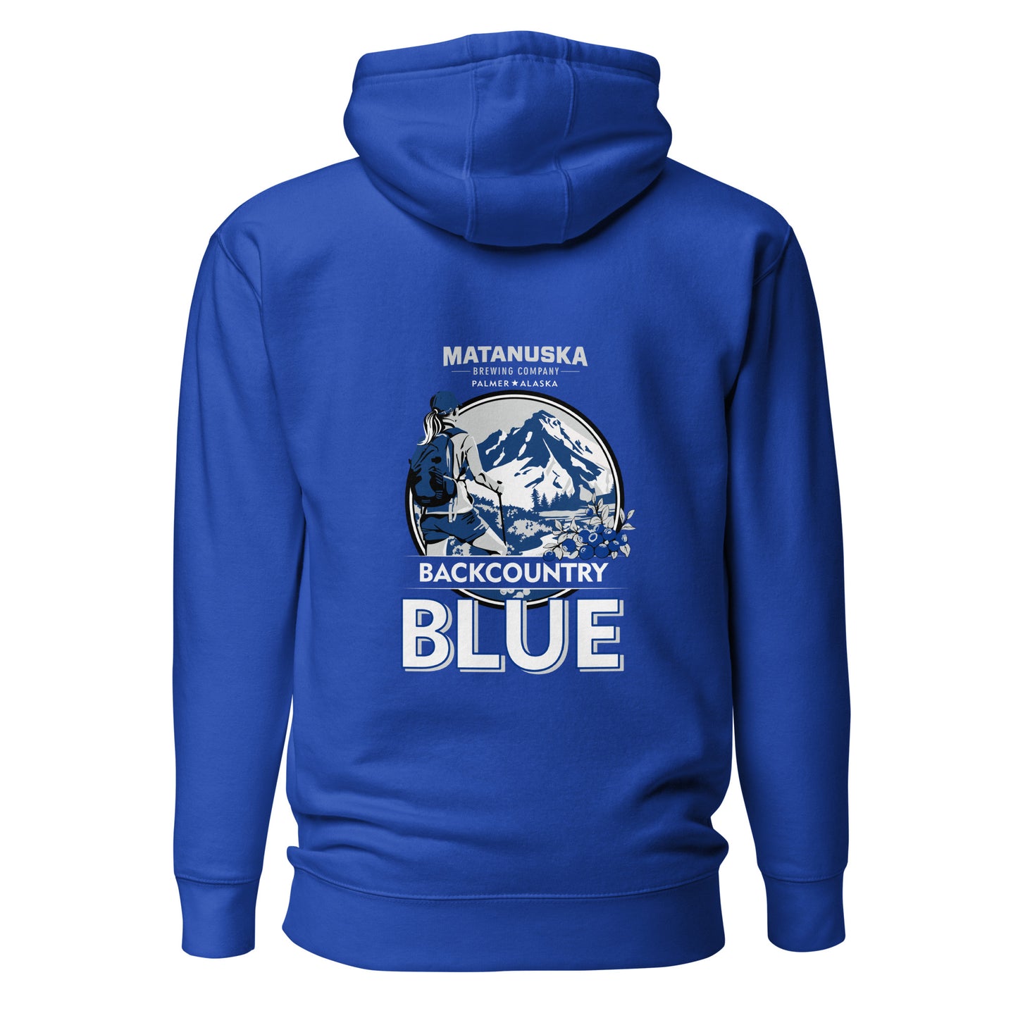 Back Country Blue Back Logo Premium Hoodie