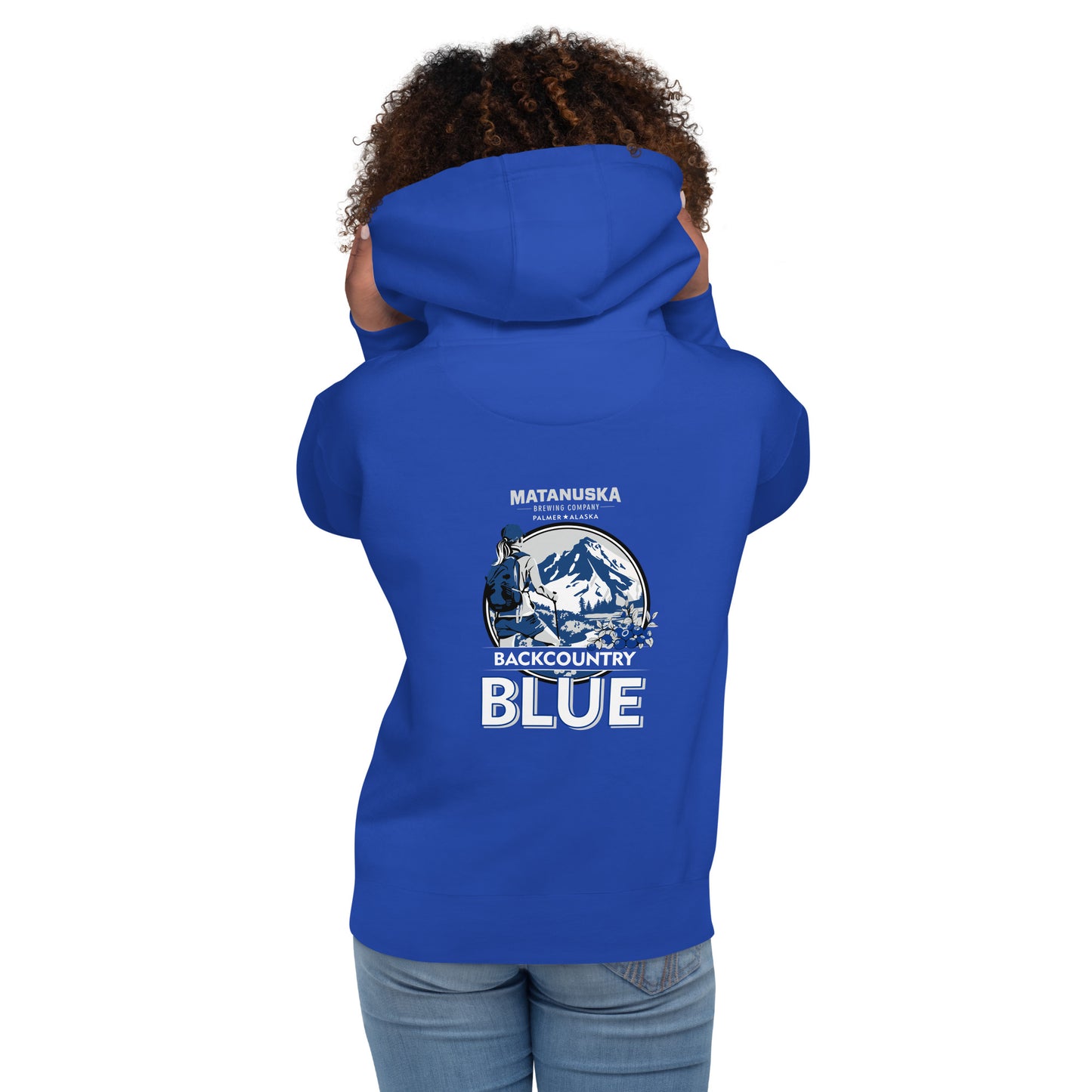 Back Country Blue Back Logo Premium Hoodie