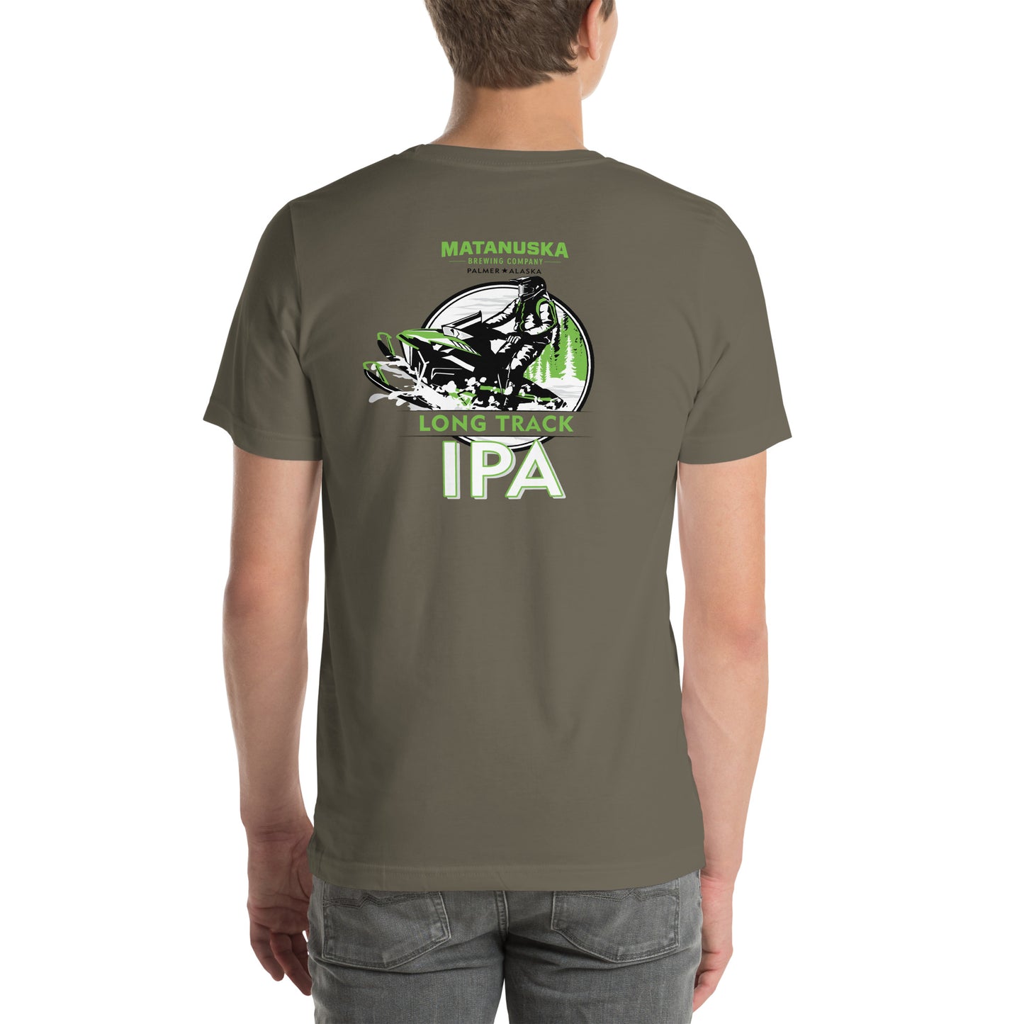 Long Track Back logo Unisex T-shirt