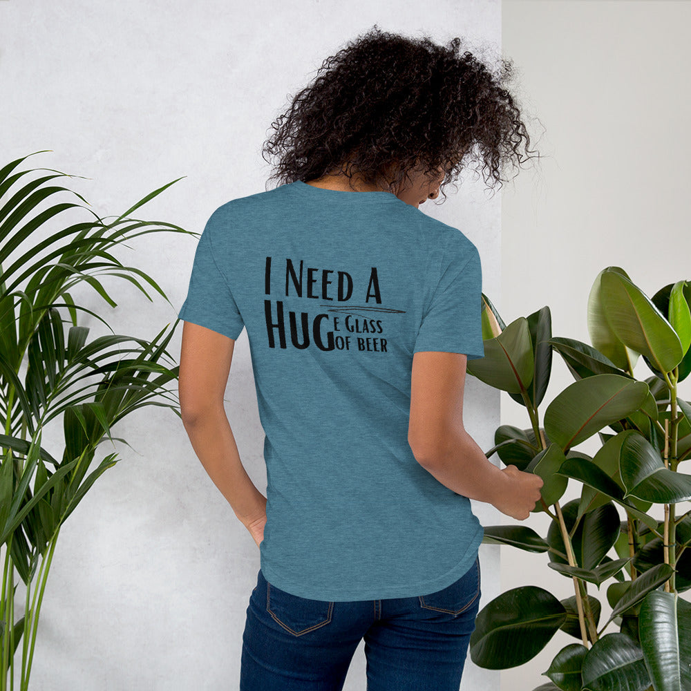Need A hug back print Unisex t-shirt