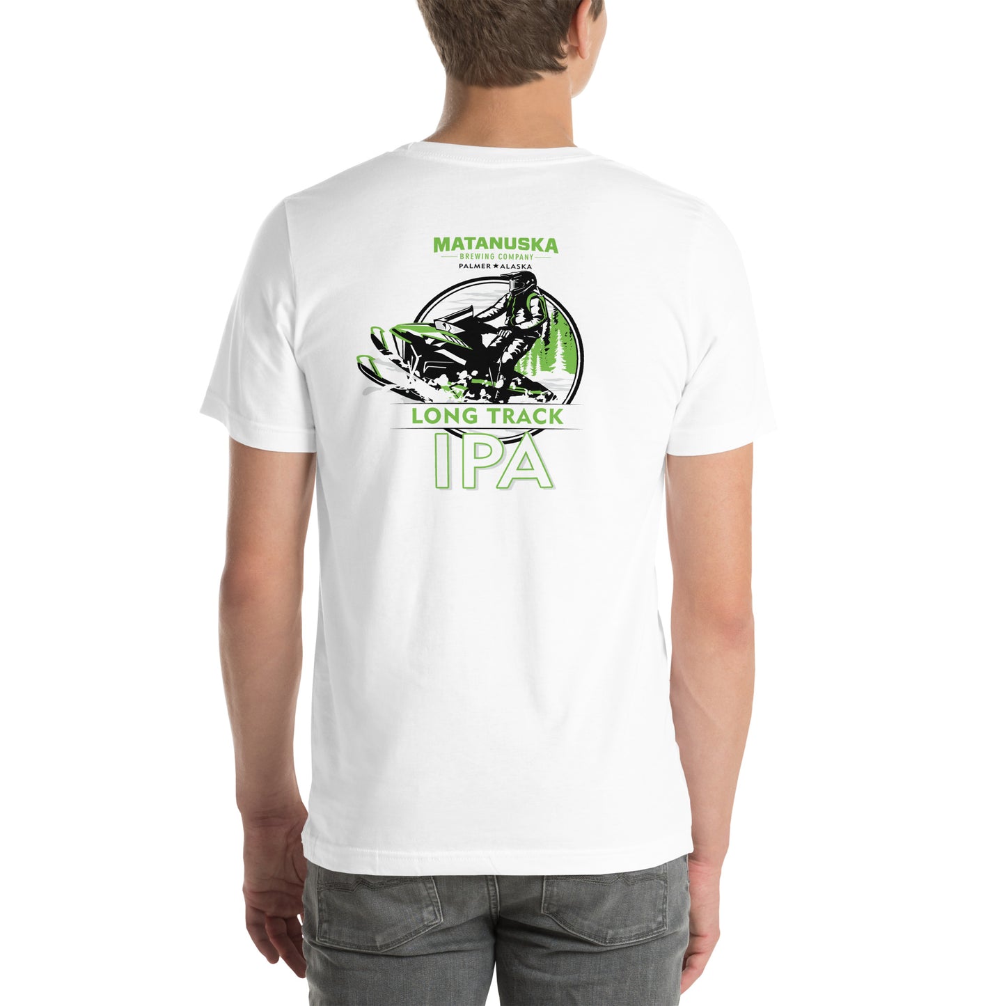 Long Track Back logo Unisex T-shirt