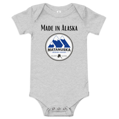 Made in Alaska Baby short sleeve one piece