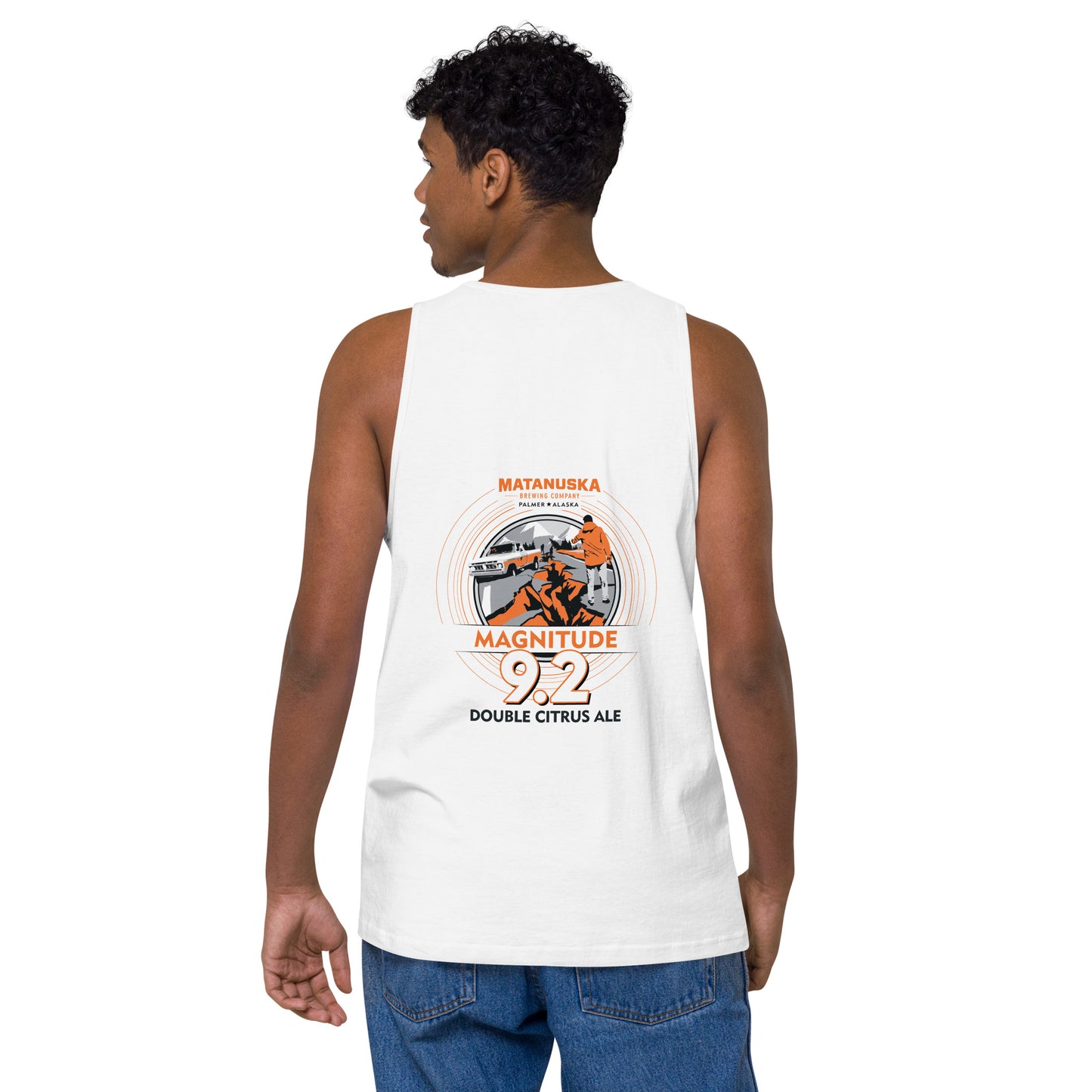 Magnitude 9.2 premium Mens tank top