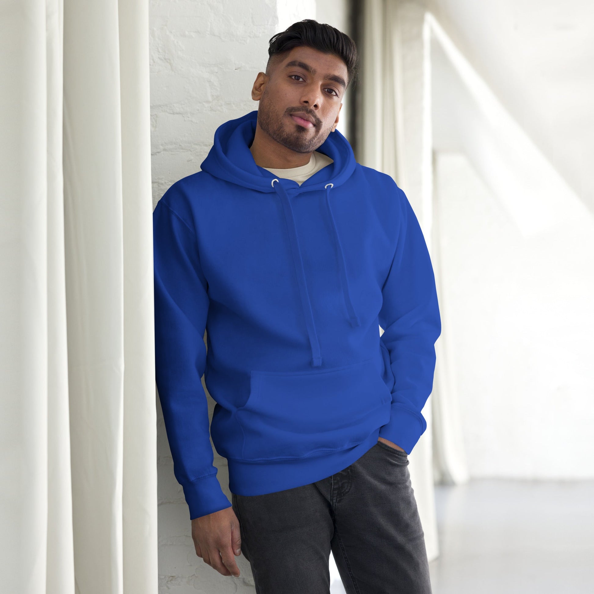 Blue 8.2 Back logo Premium Hoodie – Matanuska Brewing Company