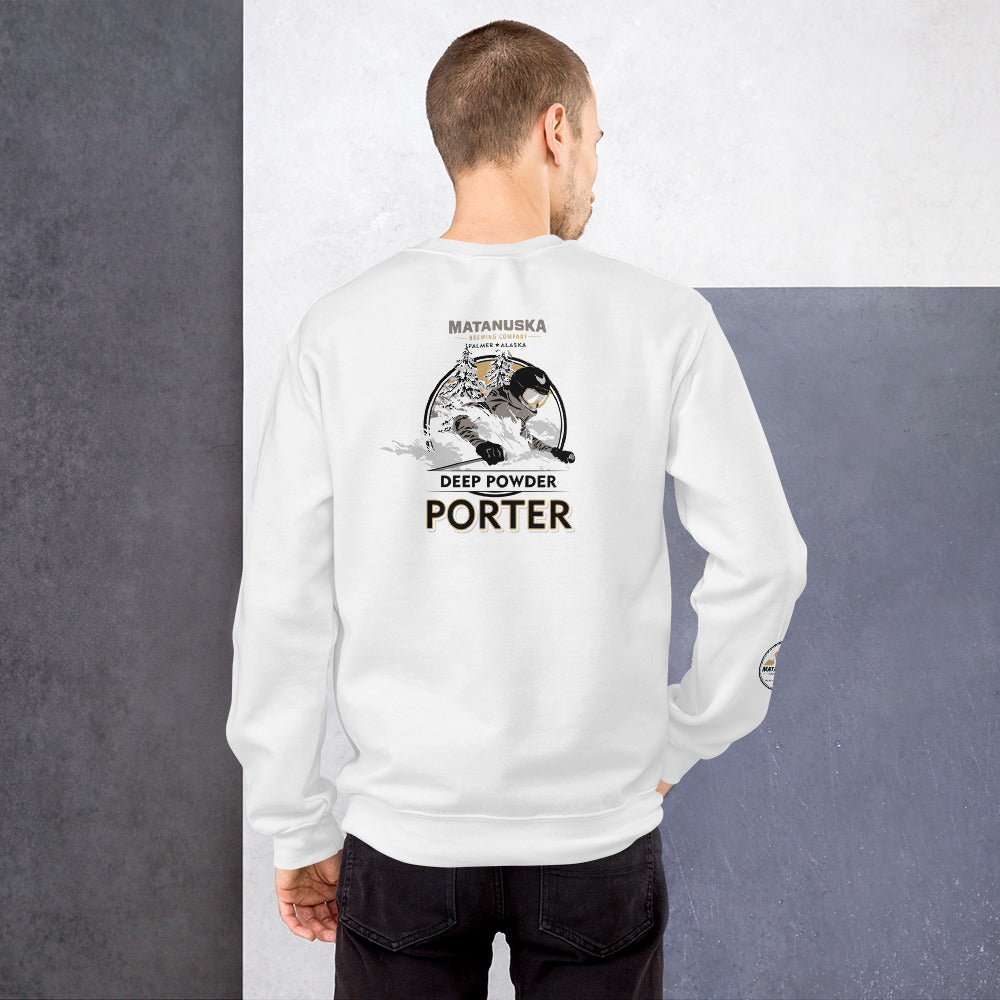 Deep Powder Porter back logo Sweatshirt