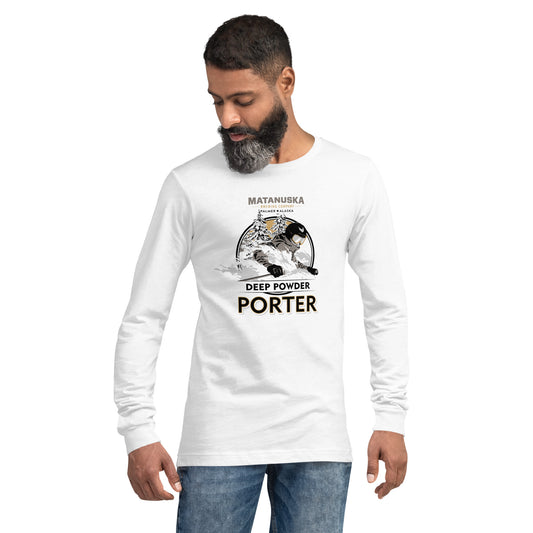 Deep Powder Porter 100% Cotton Long Sleeve T-Shirt