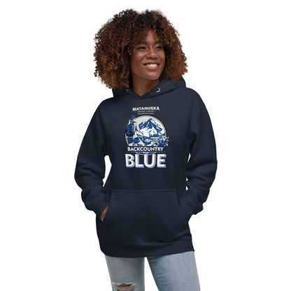 Back Country Blue Front Logo Hoodie